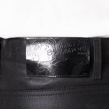 Load image into Gallery viewer, Groovy Guy - Wax Coated Black Stretch by Naked & Famous Denim
