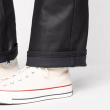 Load image into Gallery viewer, Groovy Guy - Wax Coated Black Stretch by Naked & Famous Denim