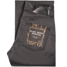 Load image into Gallery viewer, Strong Guy - Wax Coated Black Stretch by Naked & Famous Denim