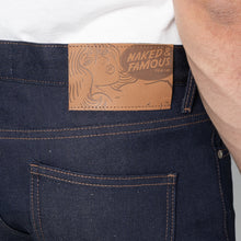 Load image into Gallery viewer, Super Guy - Coffee Dye Selvedge - Indigo by Naked & Famous Denim