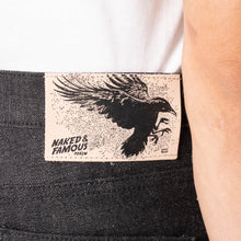 Load image into Gallery viewer, Super Guy - Yatagarasu Selvedge - Black by Naked & Famous Denim
