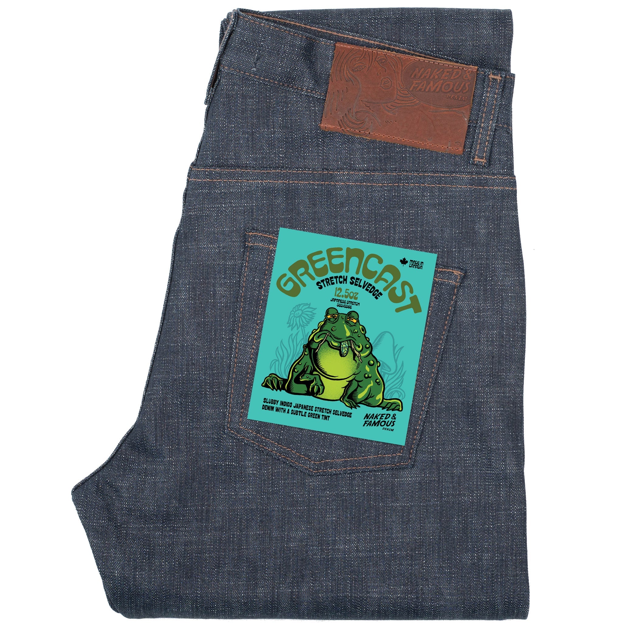 Easy Guy - Greencast Stretch Selvedge – Naked & Famous Denim NYC