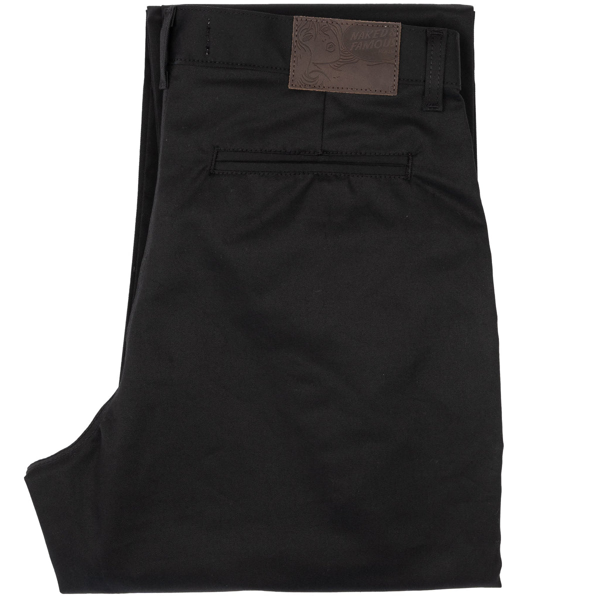 Straight Chino - Black Stretch Twill | Naked & Famous Denim