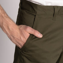 Load image into Gallery viewer, Straight Chino - Green Stretch Twill by Naked & Famous Denim