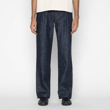 Load image into Gallery viewer, Pleated Trouser - 10oz Rinsed Denim - Indigo by Naked & Famous Denim