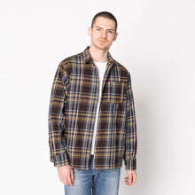Load image into Gallery viewer, True Shirt - Corduroy Shirting (21W) - Green / Eggplant by Naked & Famous Denim