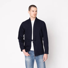 Load image into Gallery viewer, Kimono Shirt - Kimono Scramble - Indigo by Naked & Famous Denim