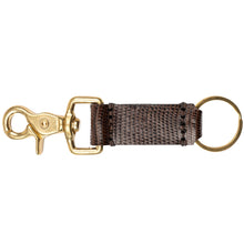 Load image into Gallery viewer, Keychain - Brown Lizard | Naked & Famous Denim