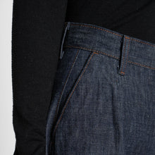 Load image into Gallery viewer, Wide Leg Trouser - 10oz Rinsed Denim - Indigo by Naked & Famous Denim