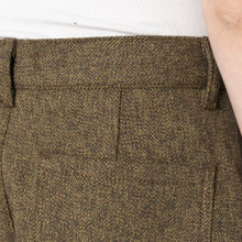 Load image into Gallery viewer, Wide Leg Trouser - Herringbone Triple Twist - Forest by Naked & Famous Denim