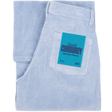 Load image into Gallery viewer, Wide Leg Trouser - Faded Corduroy Organique - Pale Indigo by Naked & Famous Denim