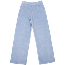 Load image into Gallery viewer, Wide Wild West - Organic Faded Corduroy - Pale Indigo by Naked & Famous Denim