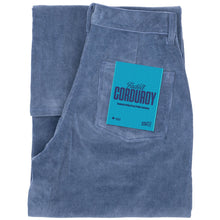 Load image into Gallery viewer, Wide Leg Trouser - Organic Faded Corduroy - Indigo by Naked & Famous Denim