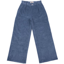 Load image into Gallery viewer, Wide Leg Trouser - Organic Faded Corduroy - Indigo by Naked & Famous Denim