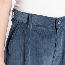 Load image into Gallery viewer, Wide Leg Trouser - Organic Faded Corduroy - Indigo by Naked & Famous Denim