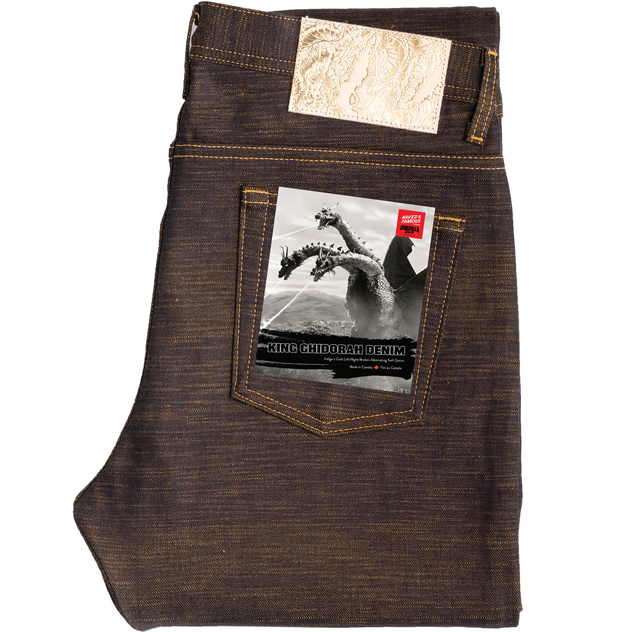 Weird Guy - King Ghidorah: The Three-Headed Monster Denim – Naked