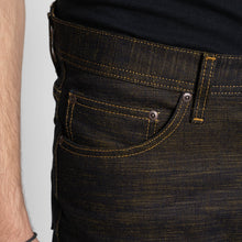 Load image into Gallery viewer, Weird Guy - King Ghidorah: The Three-Headed Monster Denim by Naked & Famous Denim