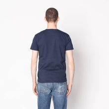Load image into Gallery viewer, Pocket Tee - Navy - Kimono Print Rain by Naked & Famous Denim