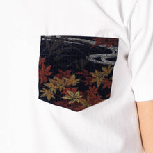 Load image into Gallery viewer, Pocket Tee - White - Origami Poplin - Blue by Naked & Famous Denim