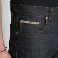 Load image into Gallery viewer, Strong Guy - Dia De Los Muertos Selvedge - Indigo by Naked & Famous Denim