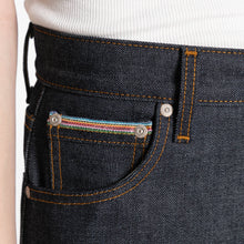 Load image into Gallery viewer, True Girl - Dia De Los Muertos Selvedge - Indigo by Naked & Famous Denim