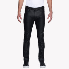 Load image into Gallery viewer, Stacked Guy - Wax Coated Black Stretch by Naked & Famous Denim