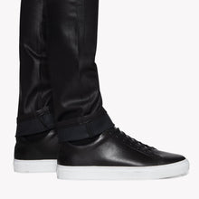 Load image into Gallery viewer, Stacked Guy - Wax Coated Black Stretch by Naked & Famous Denim