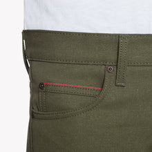 Load image into Gallery viewer, Super Guy - Army Green Duck Selvedge by Naked & Famous Denim