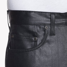 Load image into Gallery viewer, Easy Guy - Wax Coated Black Stretch by Naked & Famous Denim