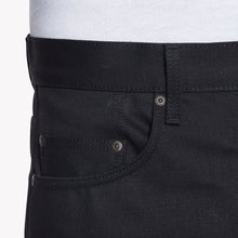 Load image into Gallery viewer, Easy Guy - Solid Black Selvedge by Naked & Famous Denim