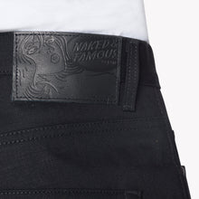 Load image into Gallery viewer, Easy Guy - Solid Black Selvedge by Naked & Famous Denim