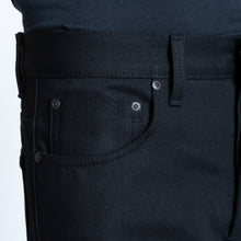 Load image into Gallery viewer, Groovy Guy - Solid Black Selvedge by Naked & Famous Denim