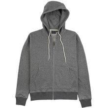 Load image into Gallery viewer, Zip Hoodie - Heavyweight Terry - Black by Naked & Famous Denim