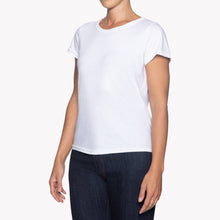 Load image into Gallery viewer, Women's - Circular Knit Ballet Tee - Double Ring-Spun Cotton - Black by Naked & Famous Denim