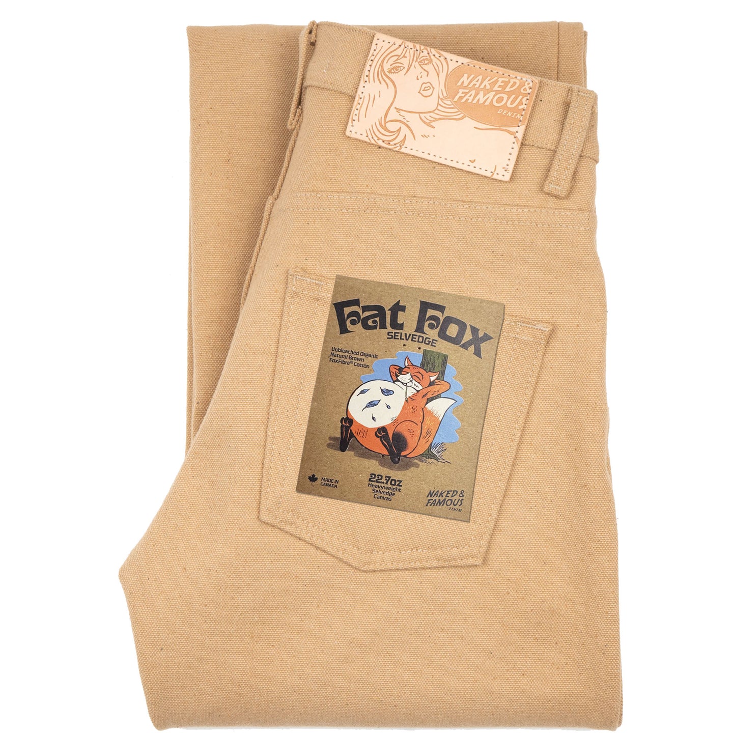 Strong Guy - Fat Fox Selvedge - Brown