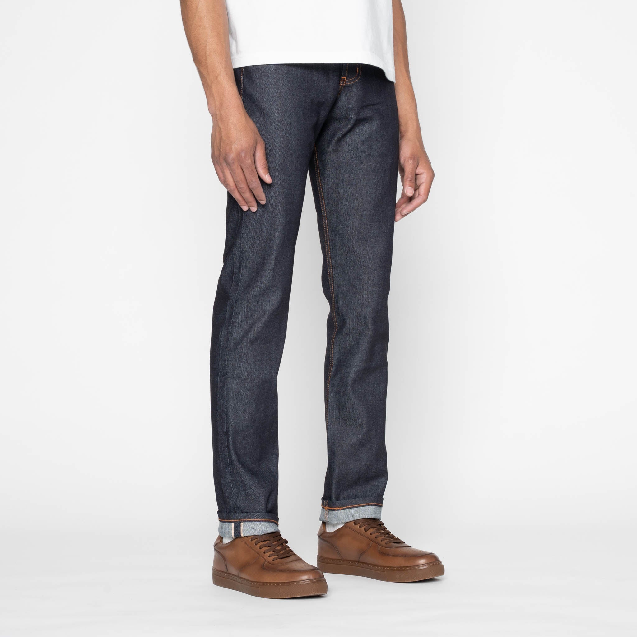 カ*ロ様 希少1st EGO TRIPPING NERD DENIM RIGID Weird Guy - 11oz Stretch Selvedge | Naked & Famous Denim – Naked