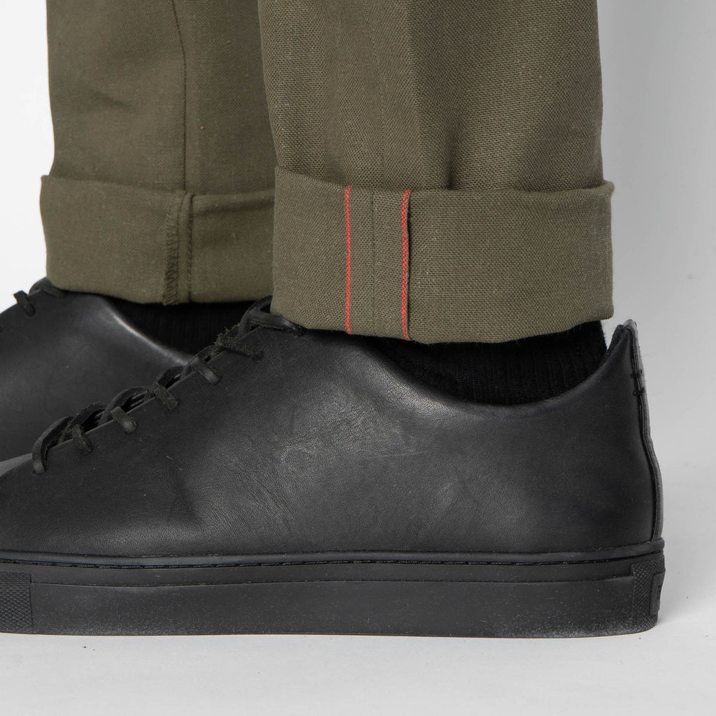 Super Guy - Army Green Duck Selvedge by Naked & Famous Denim
