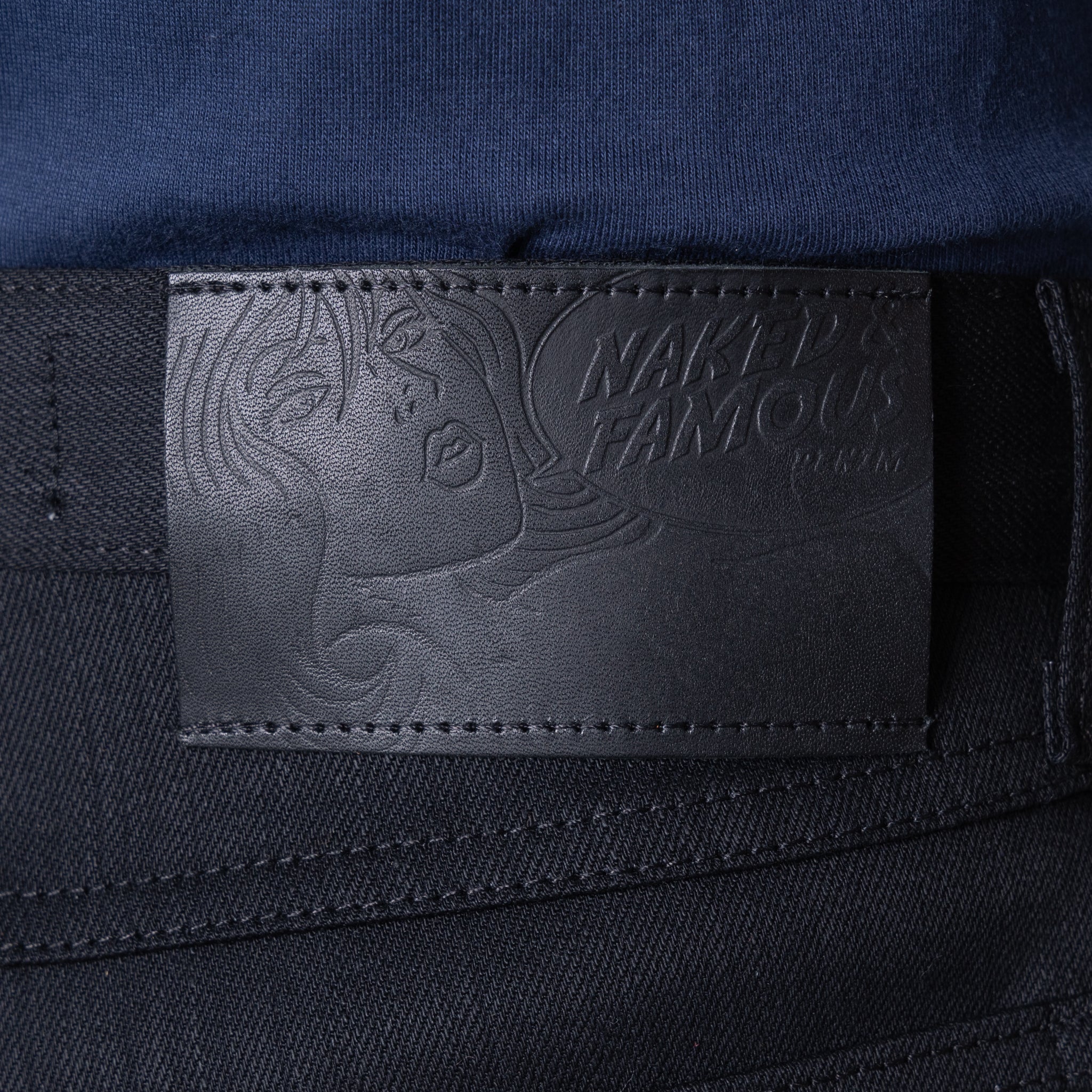 True Guy - Black Power Stretch by Naked & Famous Denim