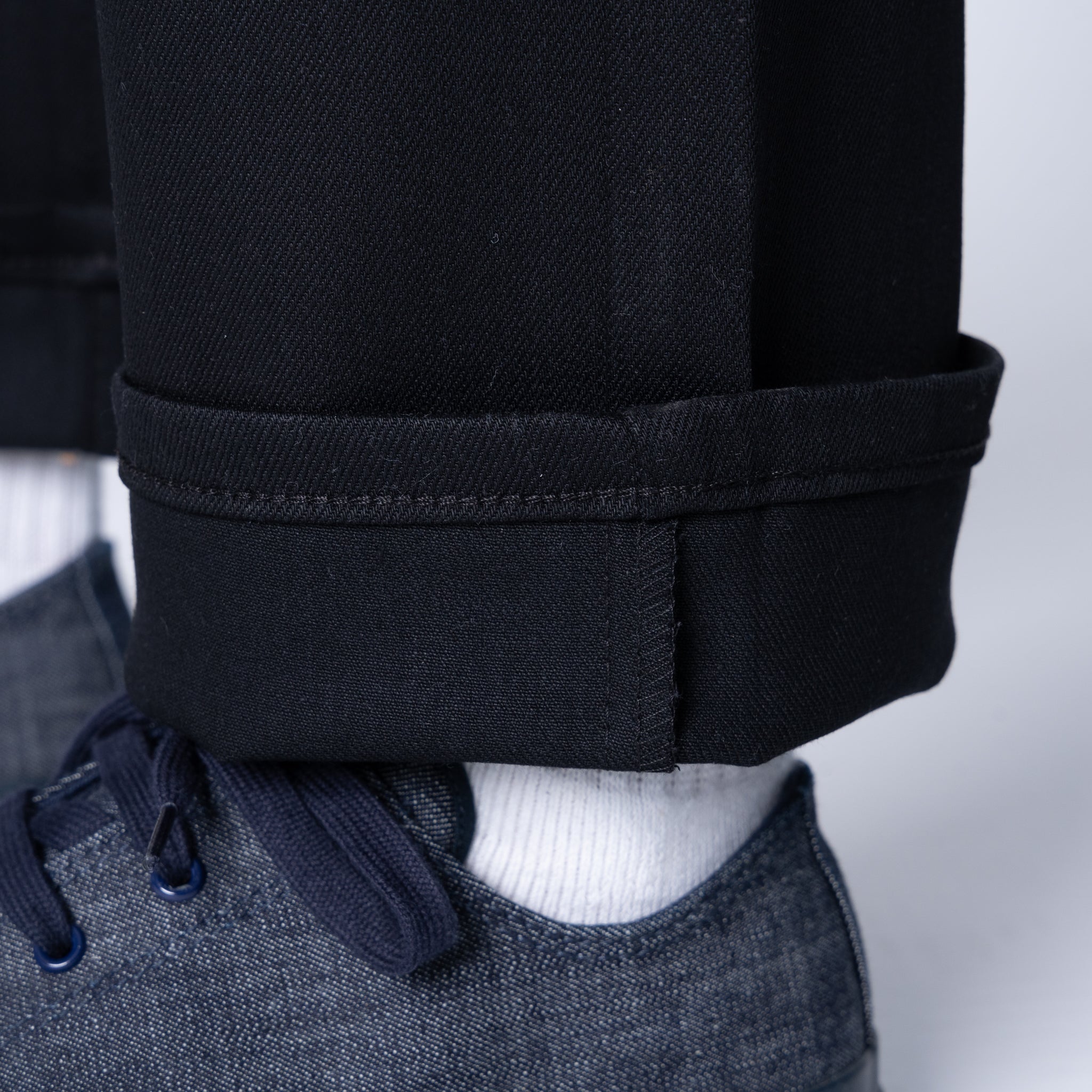 True Guy - Black Power Stretch by Naked & Famous Denim