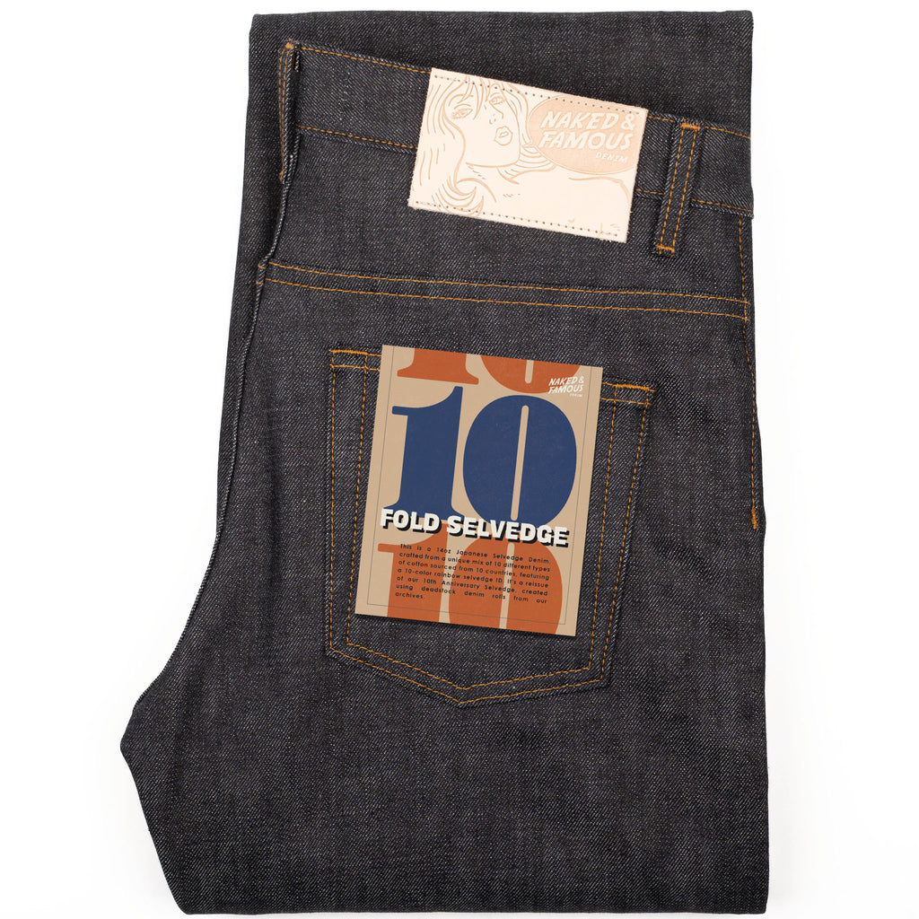 Groovy Guy - 10 Fold Selvedge - Indigo