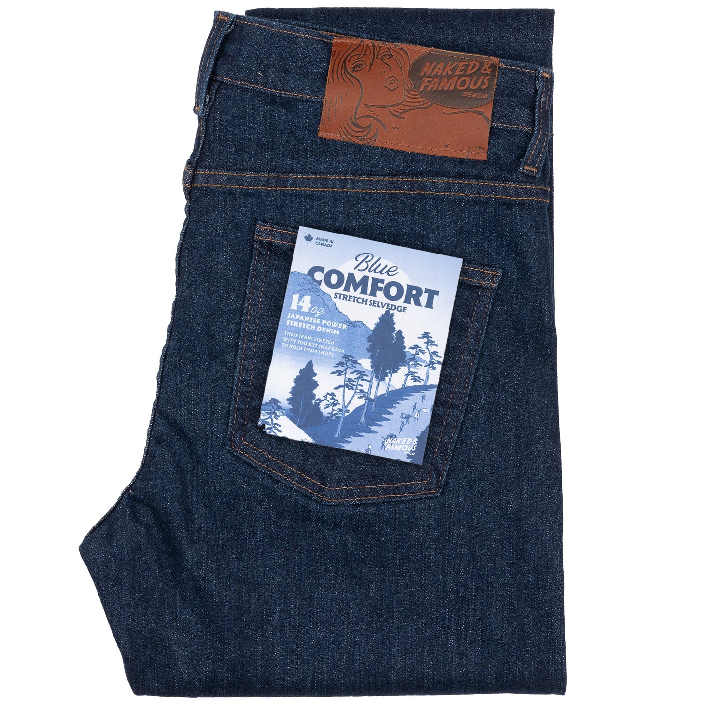 Super Guy - Blue Comfort Stretch Selvedge