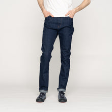 Load image into Gallery viewer, Stacked Guy - Blue Comfort Stretch Selvedge
