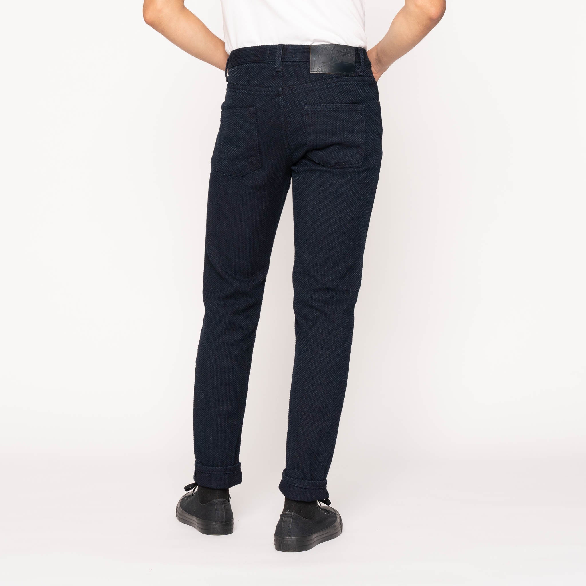Easy Guy - Indigo Sashiko | Naked & Famous Denim – Naked