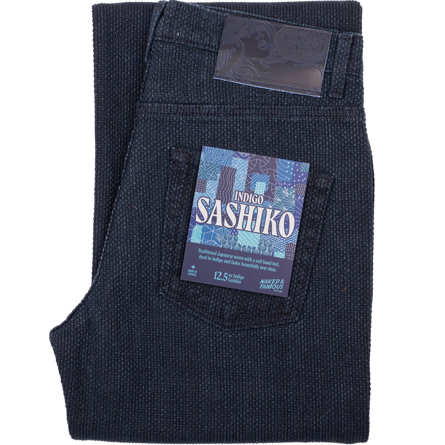 Strong  Guy - Indigo Sashiko