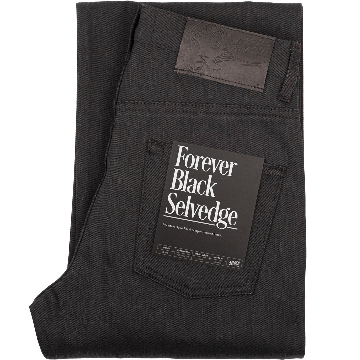 Strong Guy - Forever    Black    Selvedge
