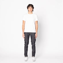 Load image into Gallery viewer, Pocket Tee - Navy - Origami Poplin - Blue by Naked &amp; Famous Denim
