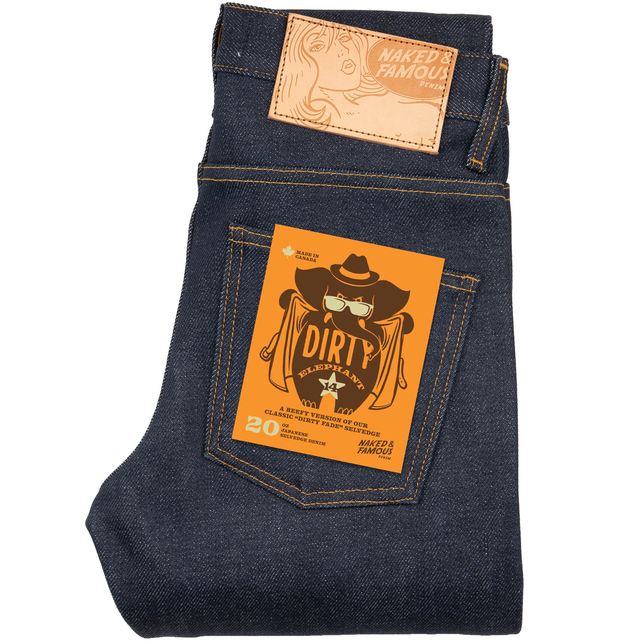 Super Guy - Elephant 14 - Dirty Elephant – Naked & Famous Denim NYC