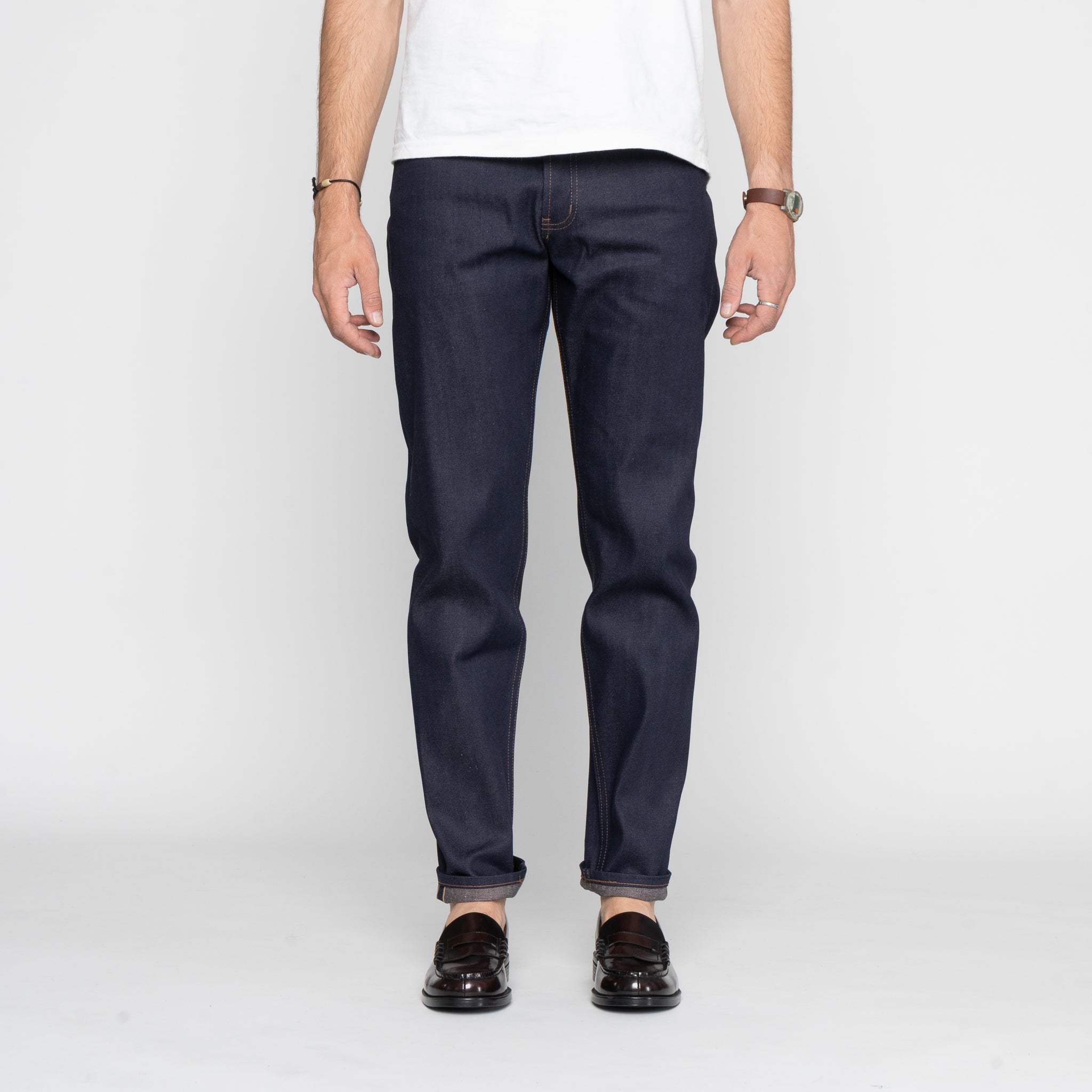 Easy  Guy - Coffee Dye Selvedge - Indigo by Naked & Famous Denim