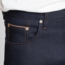 Load image into Gallery viewer, Easy  Guy - Coffee Dye Selvedge - Indigo by Naked &amp; Famous Denim
