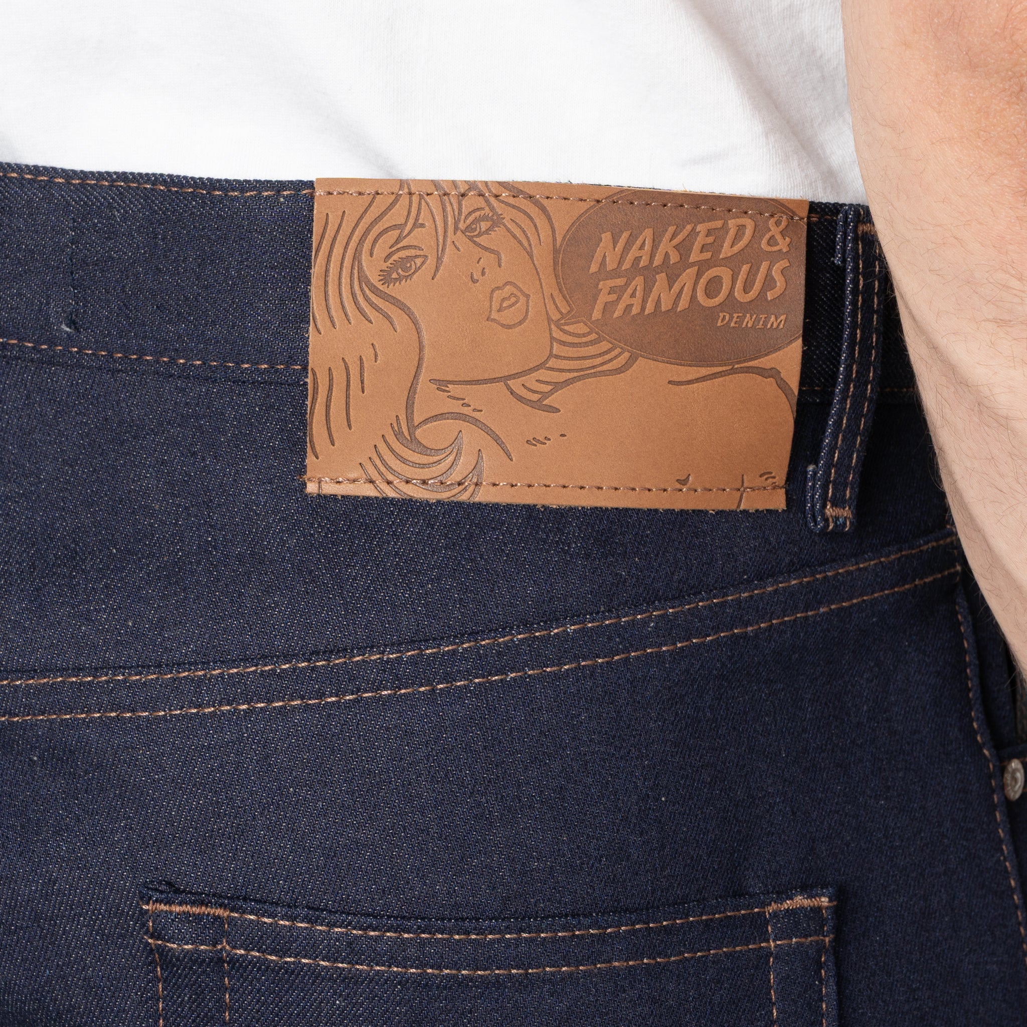 Easy  Guy - Coffee Dye Selvedge - Indigo by Naked & Famous Denim